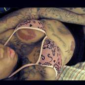 tattooed hood cutie semi nude