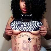 tattooed hood cutie semi nude