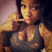 tattooed hood cutie semi nude