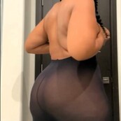 XO Sheer black poantyhose