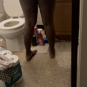 My neighbor showing me some ass in my apartment 