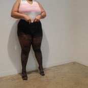 bbw ebony in pantyhose