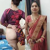 Slut wife showing big ass 