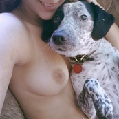 Bad white bitch/lucky dog