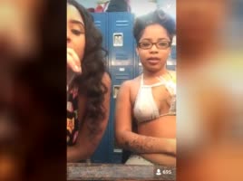 strippers lockerroom antics