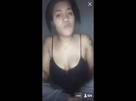 Cutie getting lit on scope