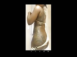 Naked ass clapping & nip slip