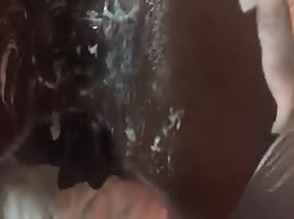 Black Hole Creamily Gaped