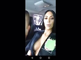Kim Kardashian’s Tits exposed
