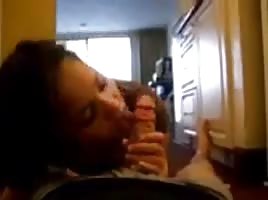 Latina gets caught riding dick 