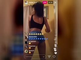 IG Thot Indian doll tease and twerk 