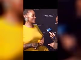 Rihanna Nips Slip