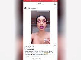 Cardi B nip slip