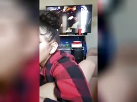 Periscope Cutie Slobbering on da dick