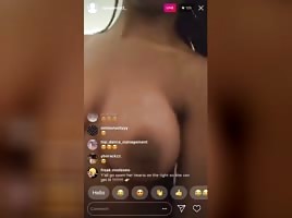 ig live flash showing ebony more info below