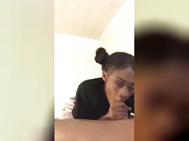 The way she sucking it 