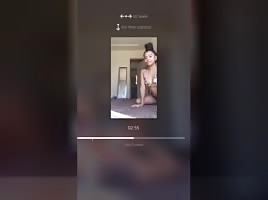 Lightskin thot flashing 