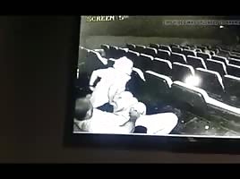 Caught on cinema security cam pt.2
