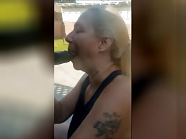 This nigga had granny outside goin hard