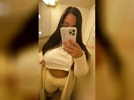 Airplane  bathroom 