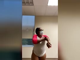 Walk around naked at work