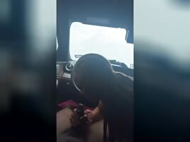 She ate the WHOLE up dick in da Benz 