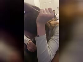 White slut couldn’t wait to get me alone 