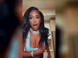 Dumb thot nipple falls out top