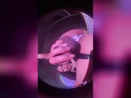 Vibrating dildo goin crazy 