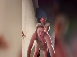 Redhead stay outside 