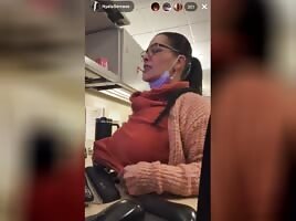 Quik flash in her cubicle NSFW 