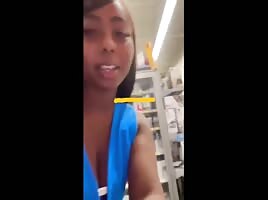 Walmart worker caught sucking dick 