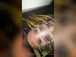 Backshots to facial 